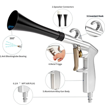 Pistola de Limpieza Tipo Tornado de Alta Presión