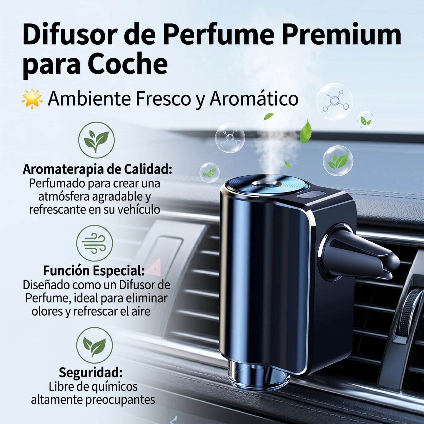 Difusor de Perfume Premium para Coche
