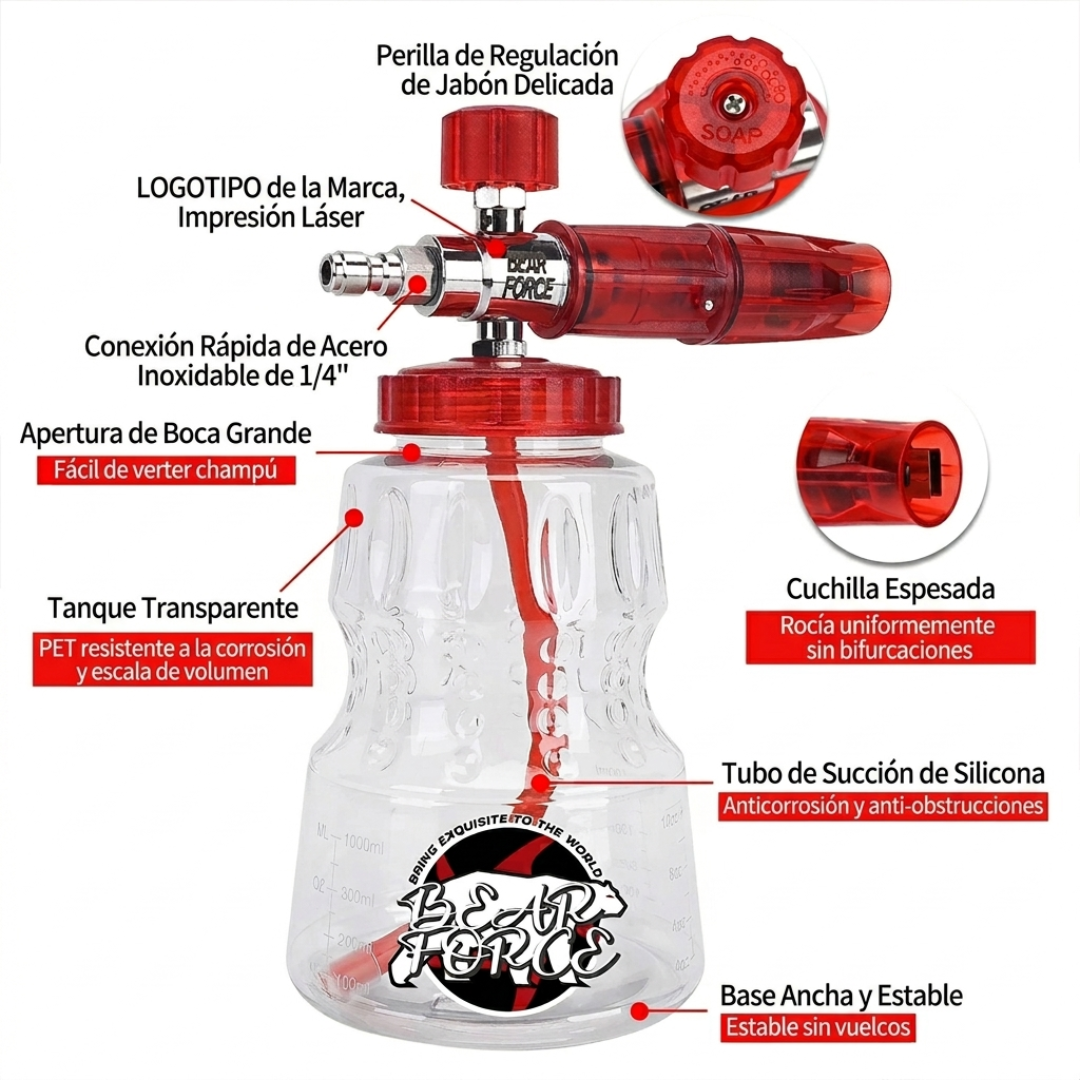 Kit Pistola Limpiadora a Presión Universal