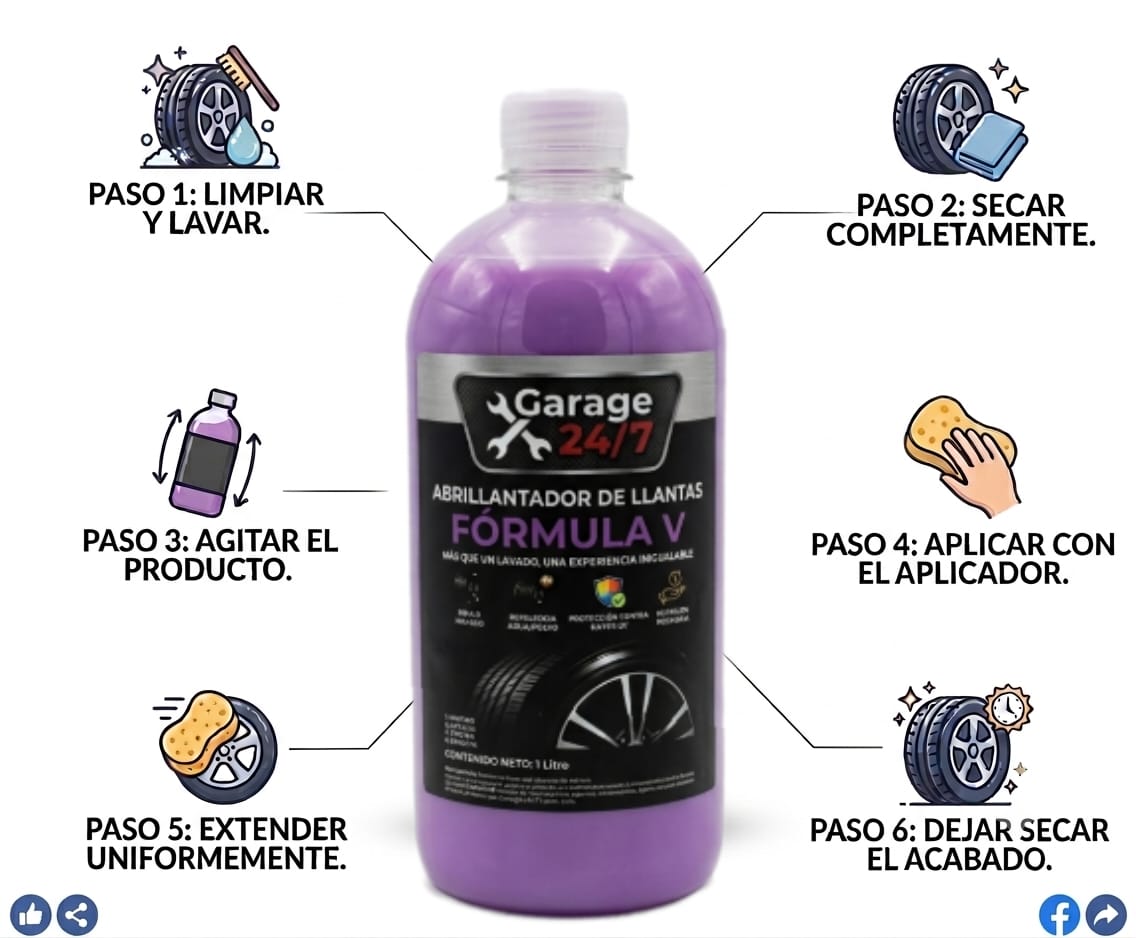 Abrillantador De Llantas Formula V