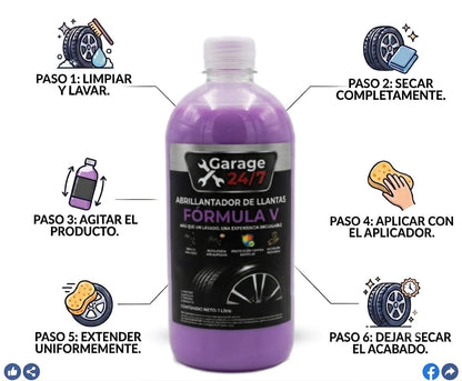 Abrillantador De Llantas Formula V