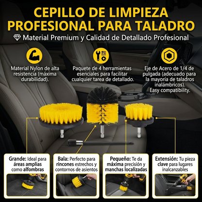 Kit de Cepillos De Limpieza Para Taladro